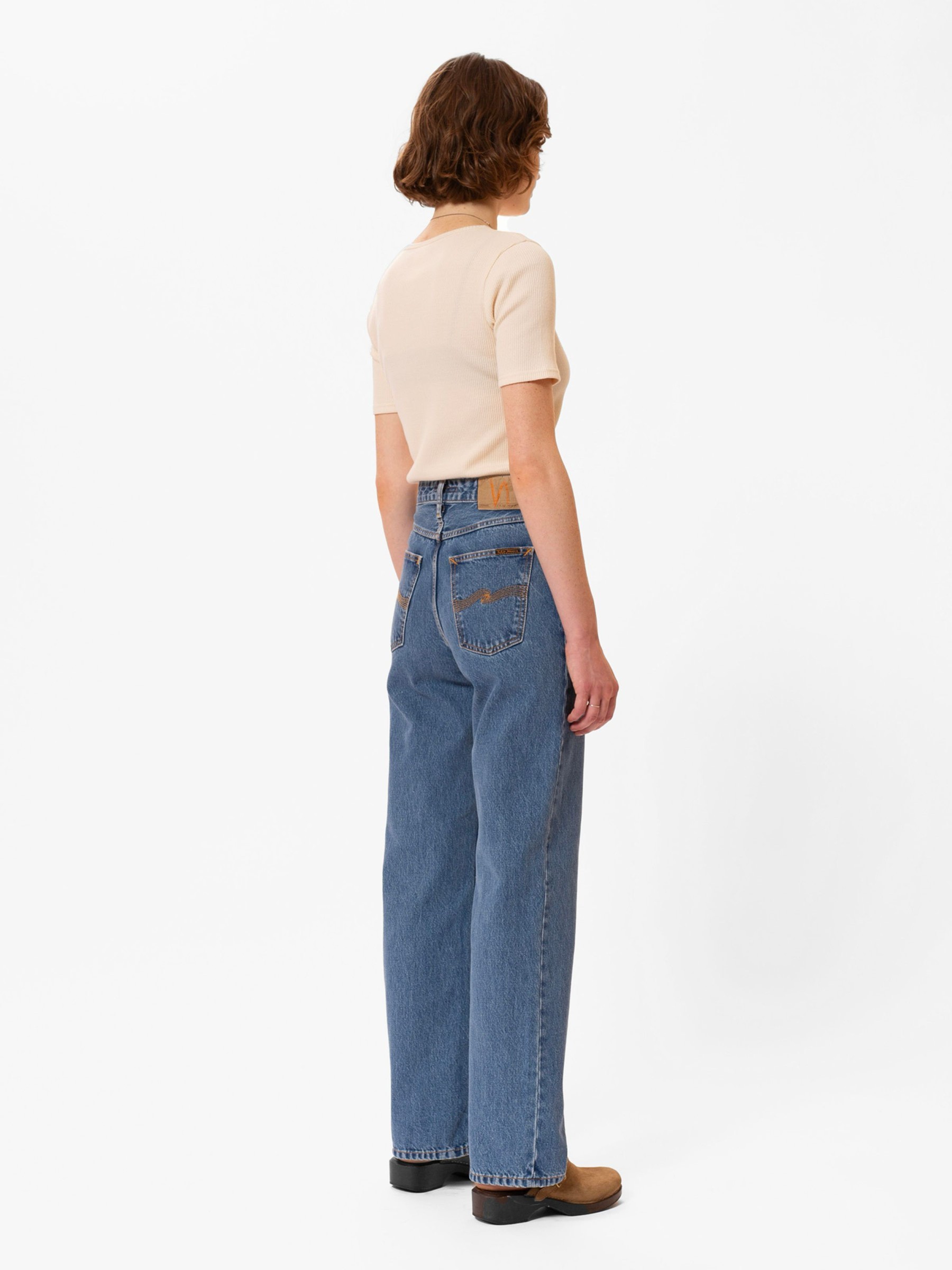 Hose Clean Eileen casual blue Nudie Jeans