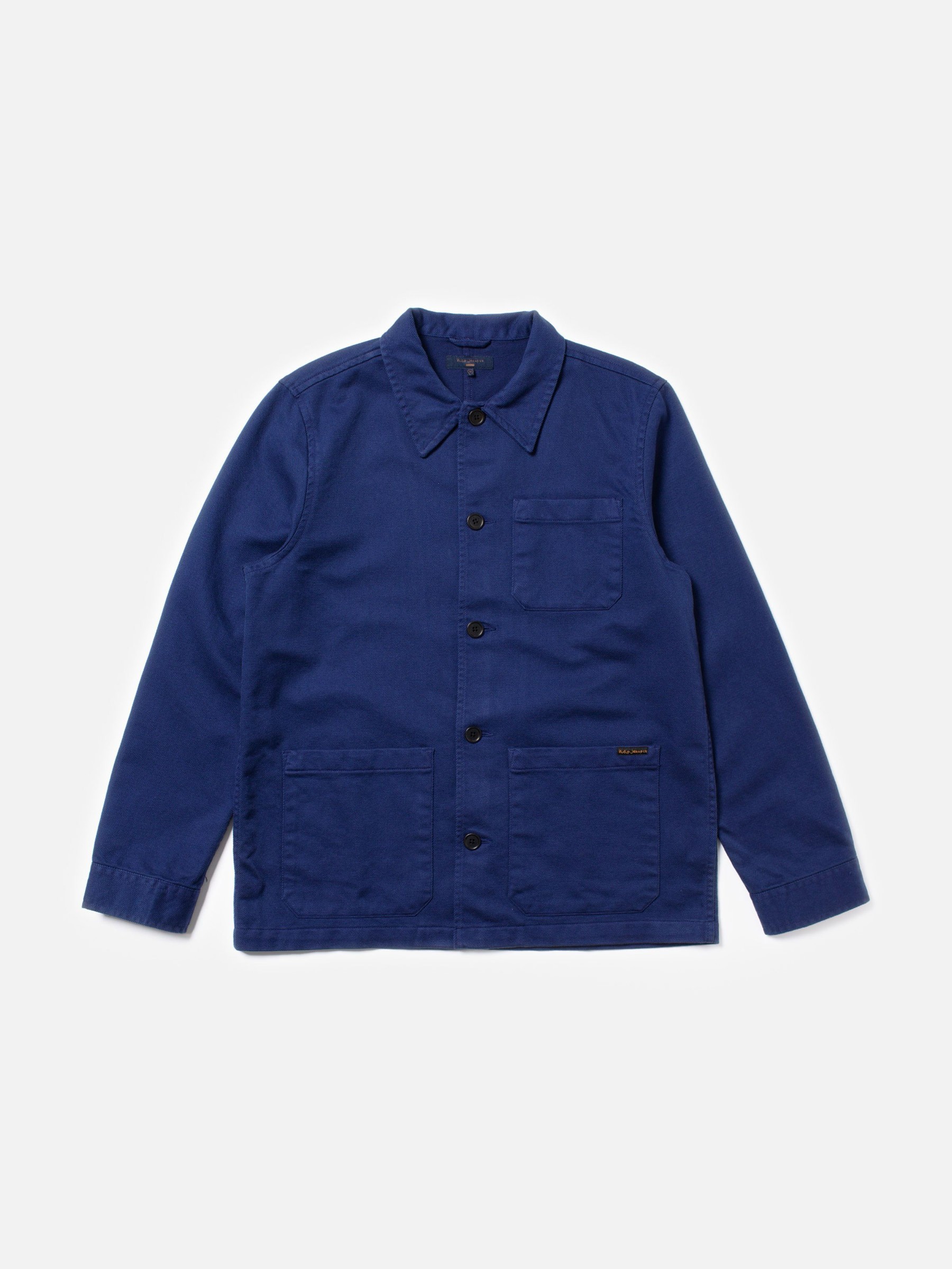 Jeanshemd Barney Worker Jacket mid blue Nudie Jeans