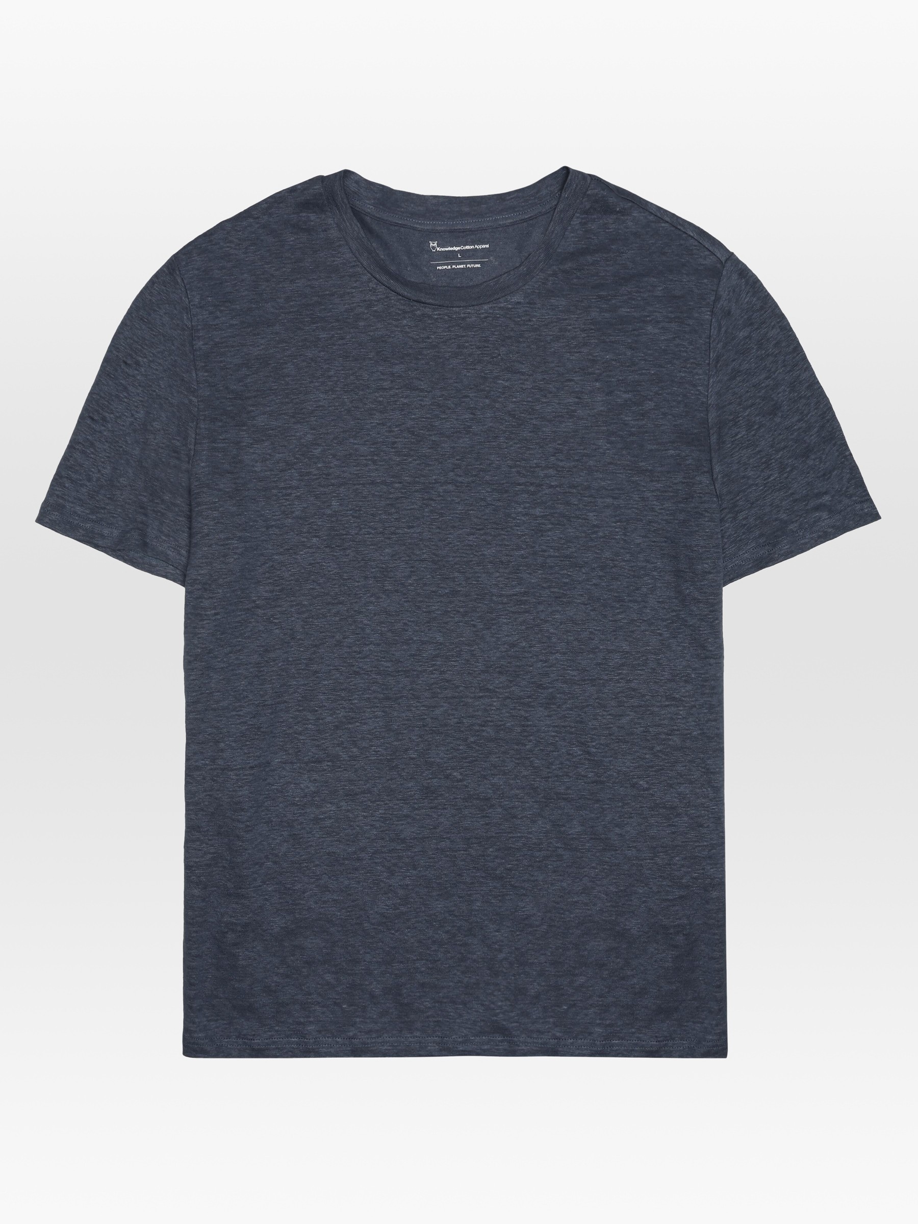 Linen T-Shirt vintage indigo Knowledge Cotton Apparel