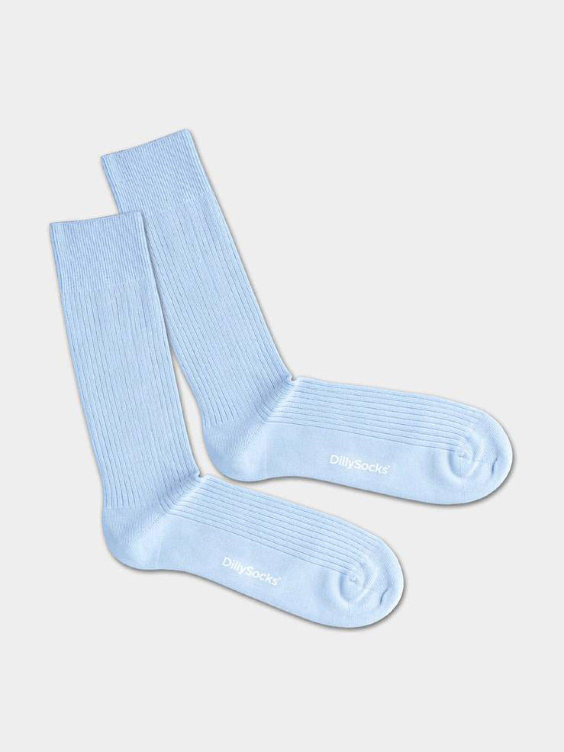 Socken OneColor Ribbed Socks baby blue Dilly Socks