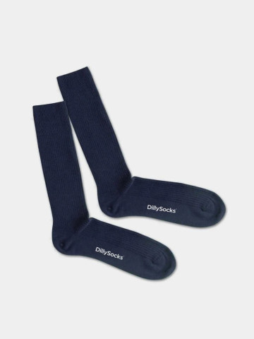 Socken OneColor Ribbed Socks dark navy Dilly Socks