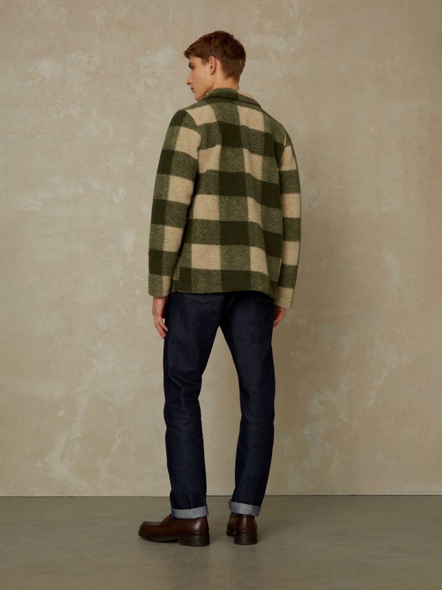 Overshirt Kaiser forest green check Kings of Indigo – K.O.I.